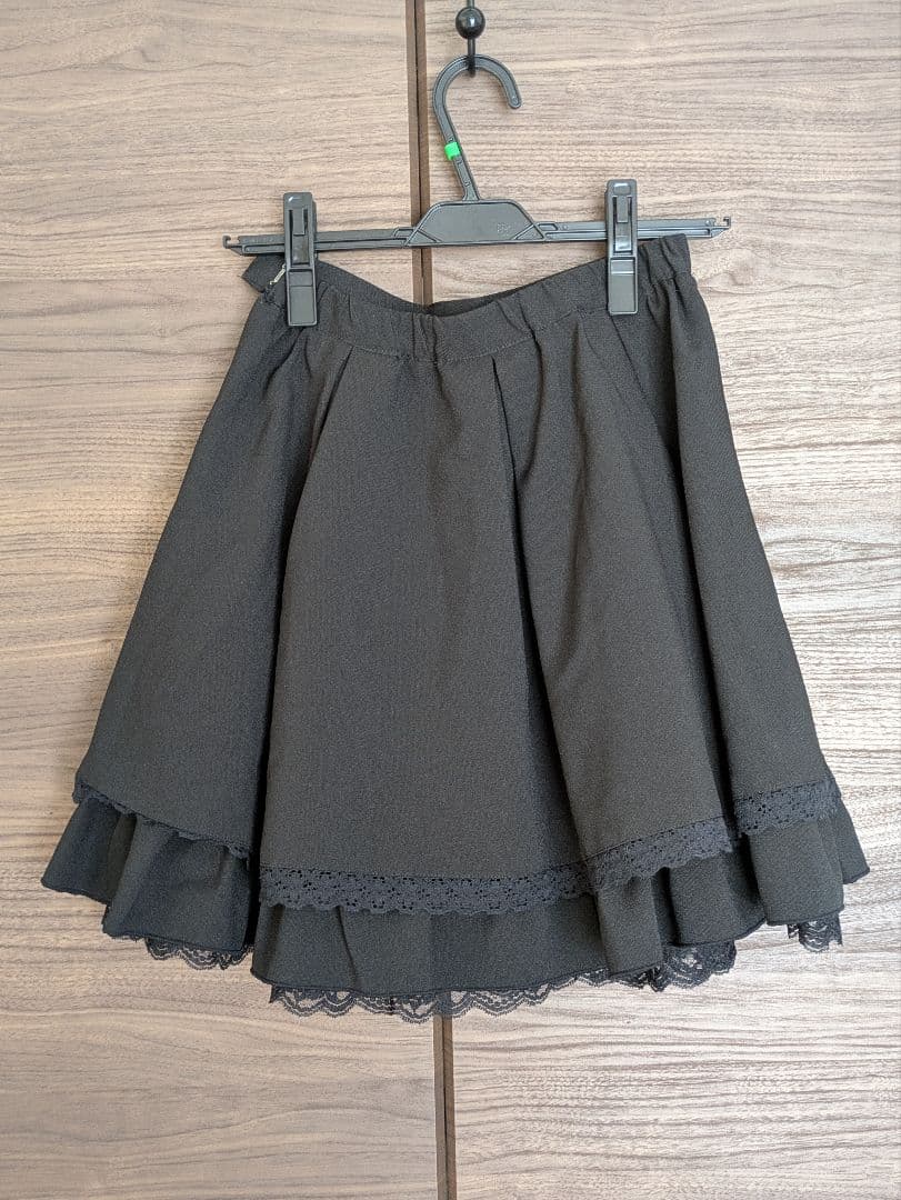 （超メルカリ市価格）ミホマツダ　2段フリルスカート