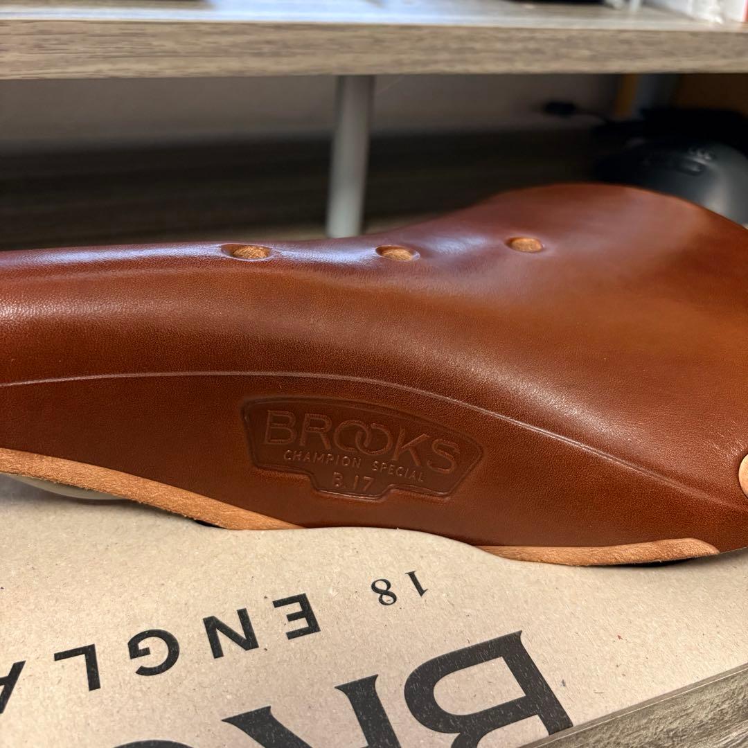 【新品未使用】Brooks レザーサドル B17 スペシャル チタン ブラウン