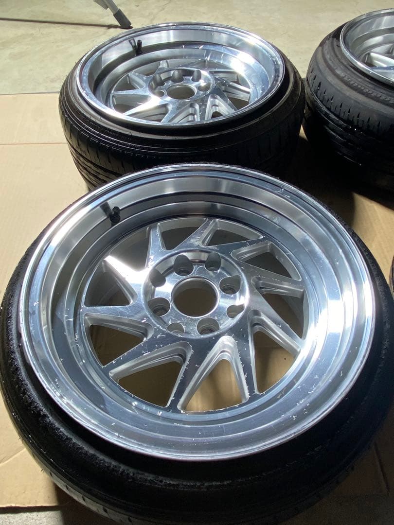 [15インチ] HLK ホイール 深リム 8J