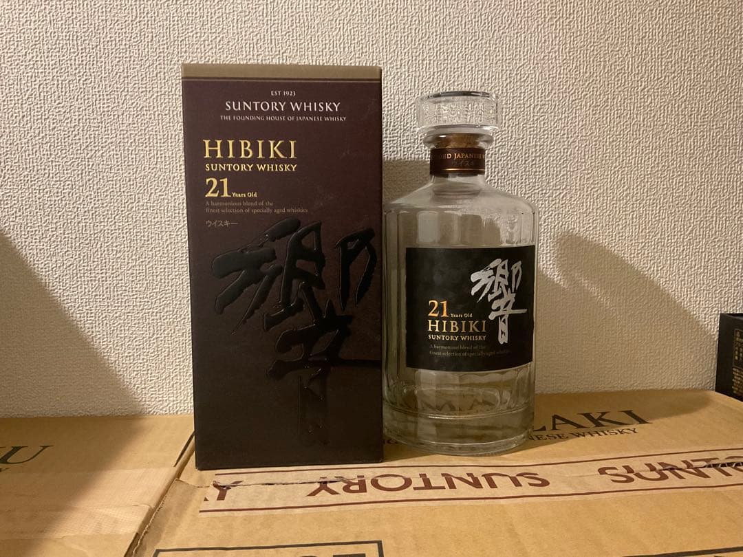 響 21年 空き瓶 空箱 1本