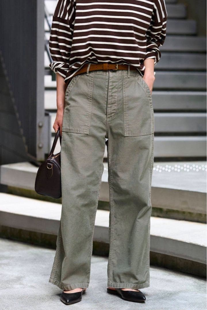 24AWフレームワーク　ベイカーパンツ40spickandspan