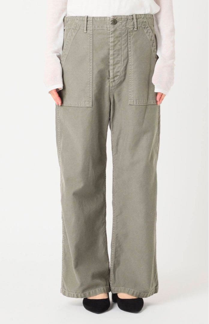 24AWフレームワーク　ベイカーパンツ40spickandspan