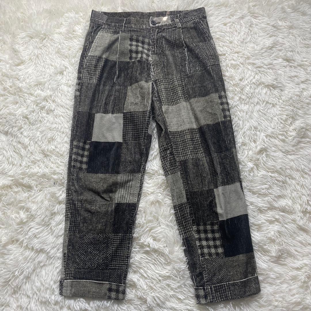 極美品✨　BEAMS PLUS コーデュロイ パッチワークプリント パンツ
