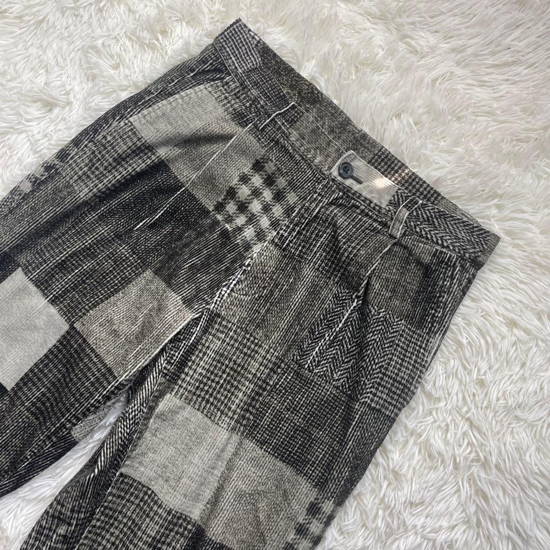 極美品✨　BEAMS PLUS コーデュロイ パッチワークプリント パンツ