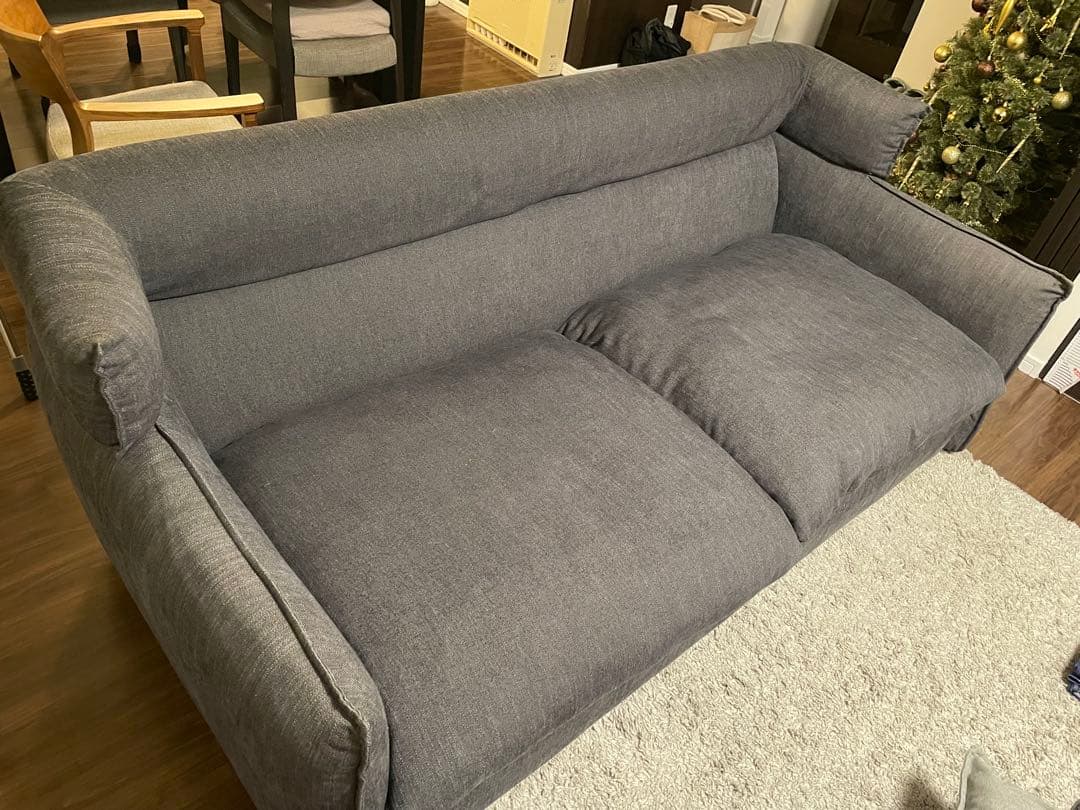 ★uji★【値下げ中】【送料込み】ニトリ 3人掛けソファ ソフティーナ