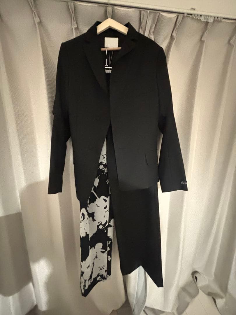 パンツ ORIMI BIG BIG SLACKS FLOCKY WOOL BLACK