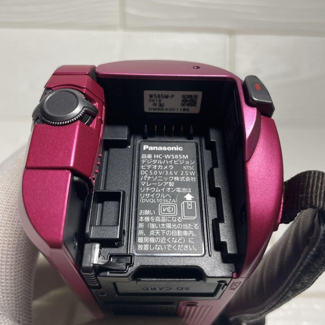 Panasonic HC-W585M ビデオカメラ ピンク パナソニック