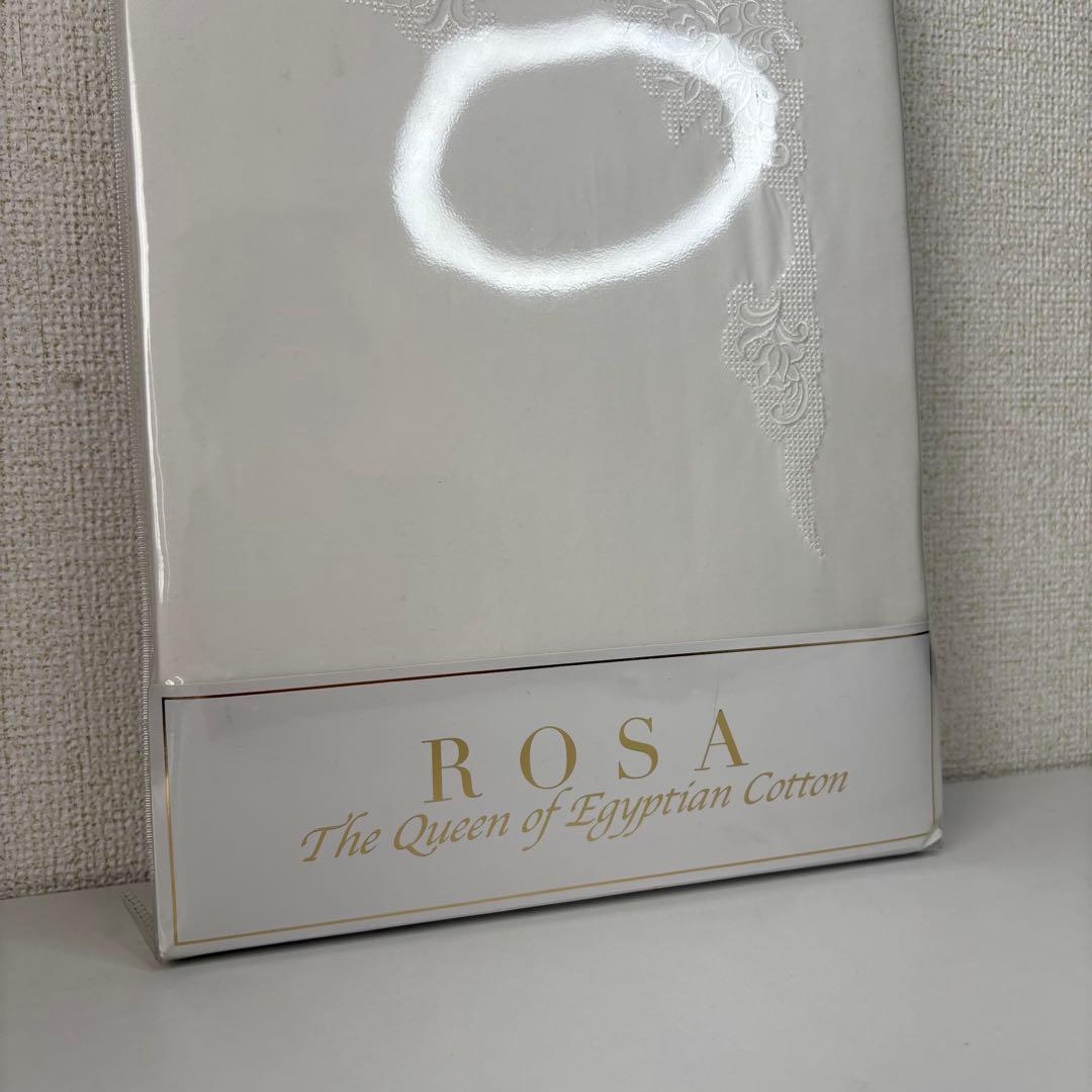 IDC 大塚家具　ROSA コンフォーターケース　クイーンサイズ　ギザ45 刺繍