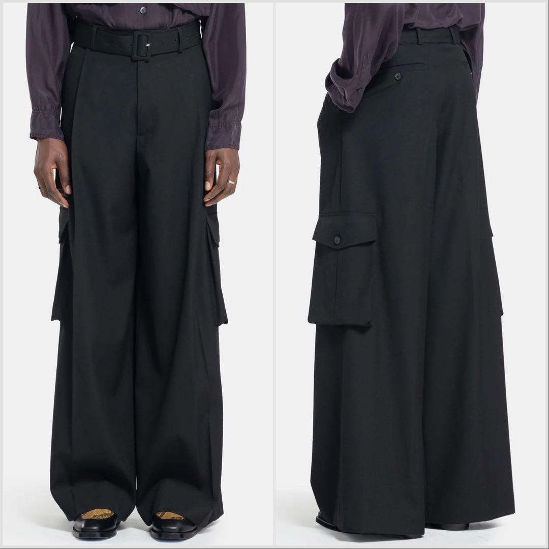 【DRIES VAN NOTEN】PIERS BIS PANTS BLACK