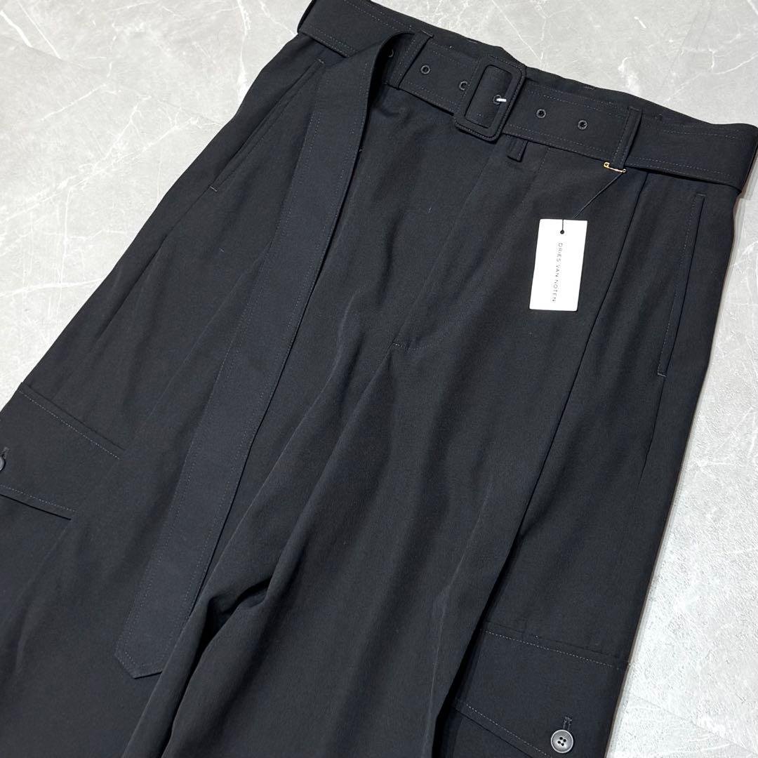 【DRIES VAN NOTEN】PIERS BIS PANTS BLACK