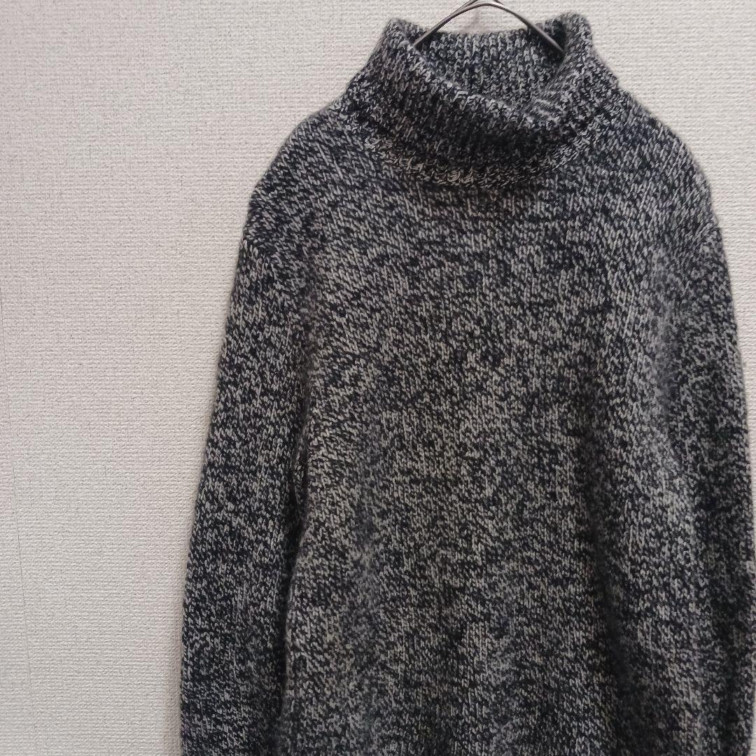 【ブルックスブラザーズ】カシミヤ 霜降り タートルネックニット