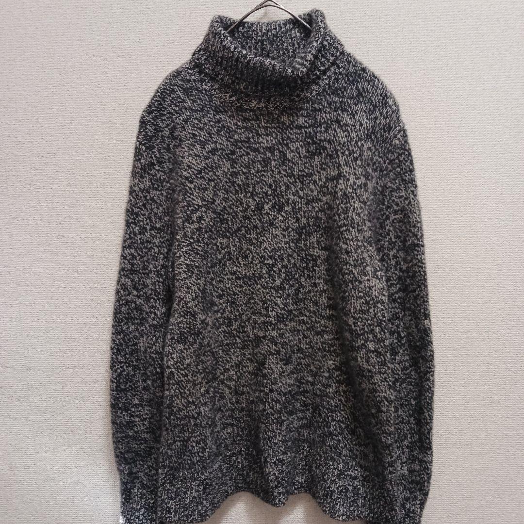 【ブルックスブラザーズ】カシミヤ 霜降り タートルネックニット