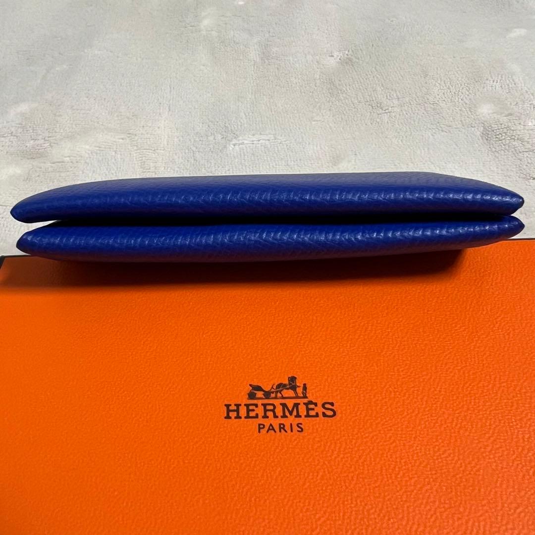 超美品！HERMES エルメス カルヴィ 名刺入れ カードケース C刻印