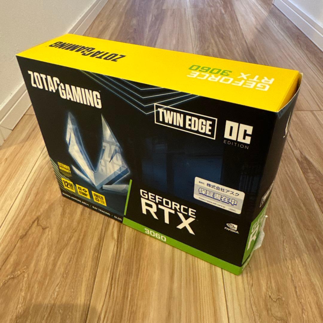【動作確認済】ZOTAC GeForce RTX 3060