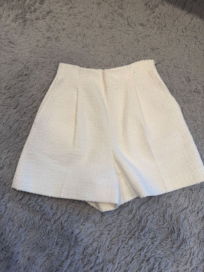 ESTNATION ファンシーツィードショートパンツ