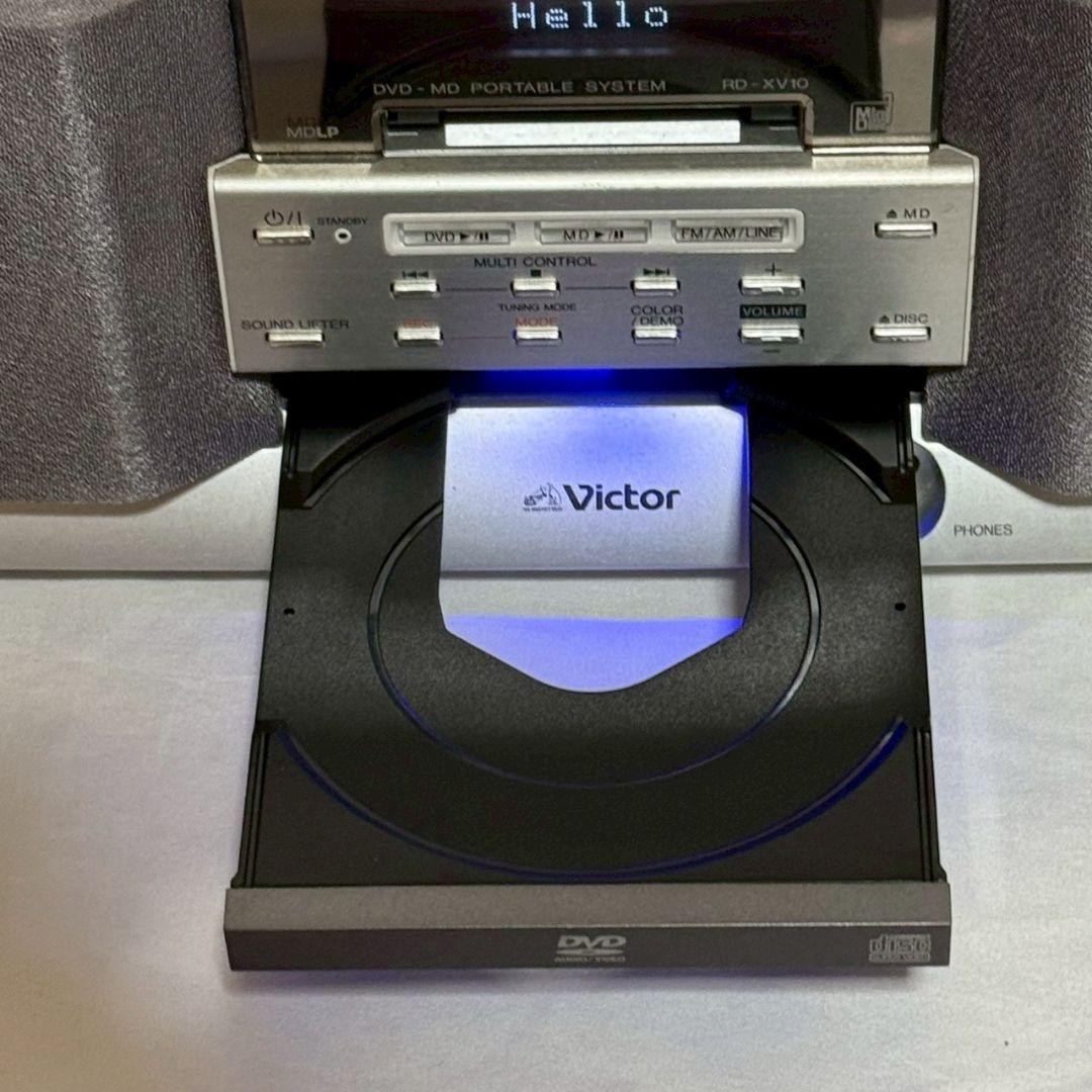 Victor DVD MD ポータブルシステム Clavia RD-XV10