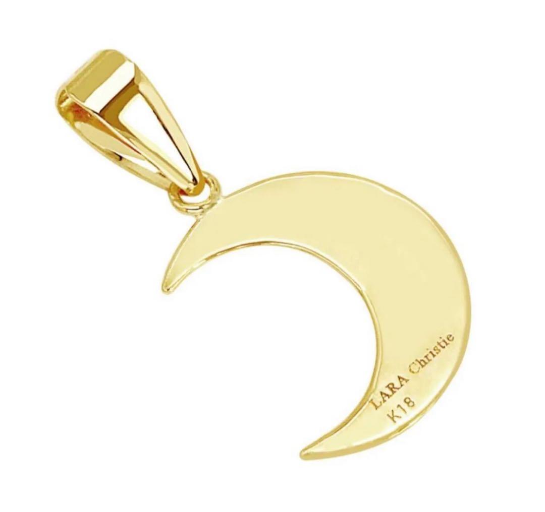 ⭐️最終値下げLARA Christie K18 ゴールド 三日月チャーム