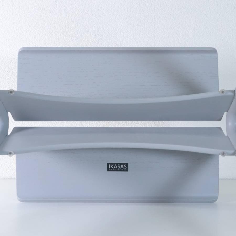 展示品 IKASAS カモメスツール 佐々木章行 スタッキング可 クールグレー