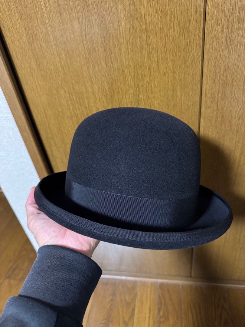 Schott NYC ブラック　ワンスター　ダービーハット 　59CM
