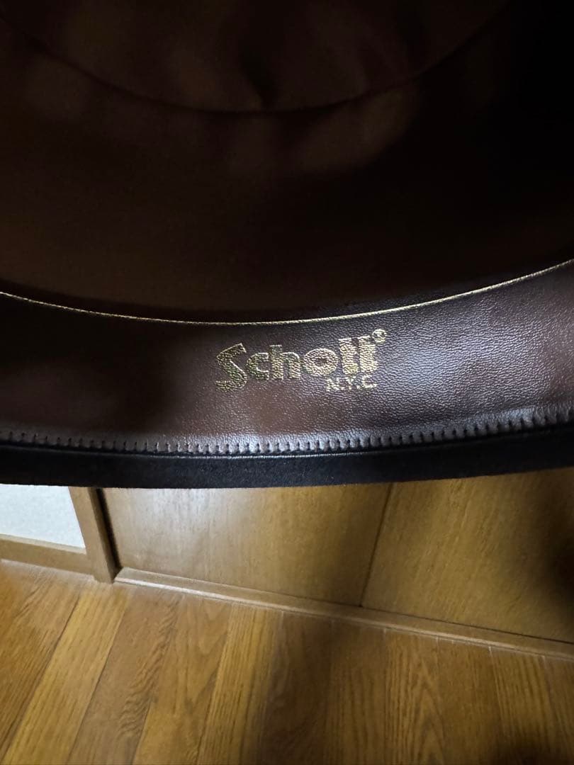Schott NYC ブラック　ワンスター　ダービーハット 　59CM