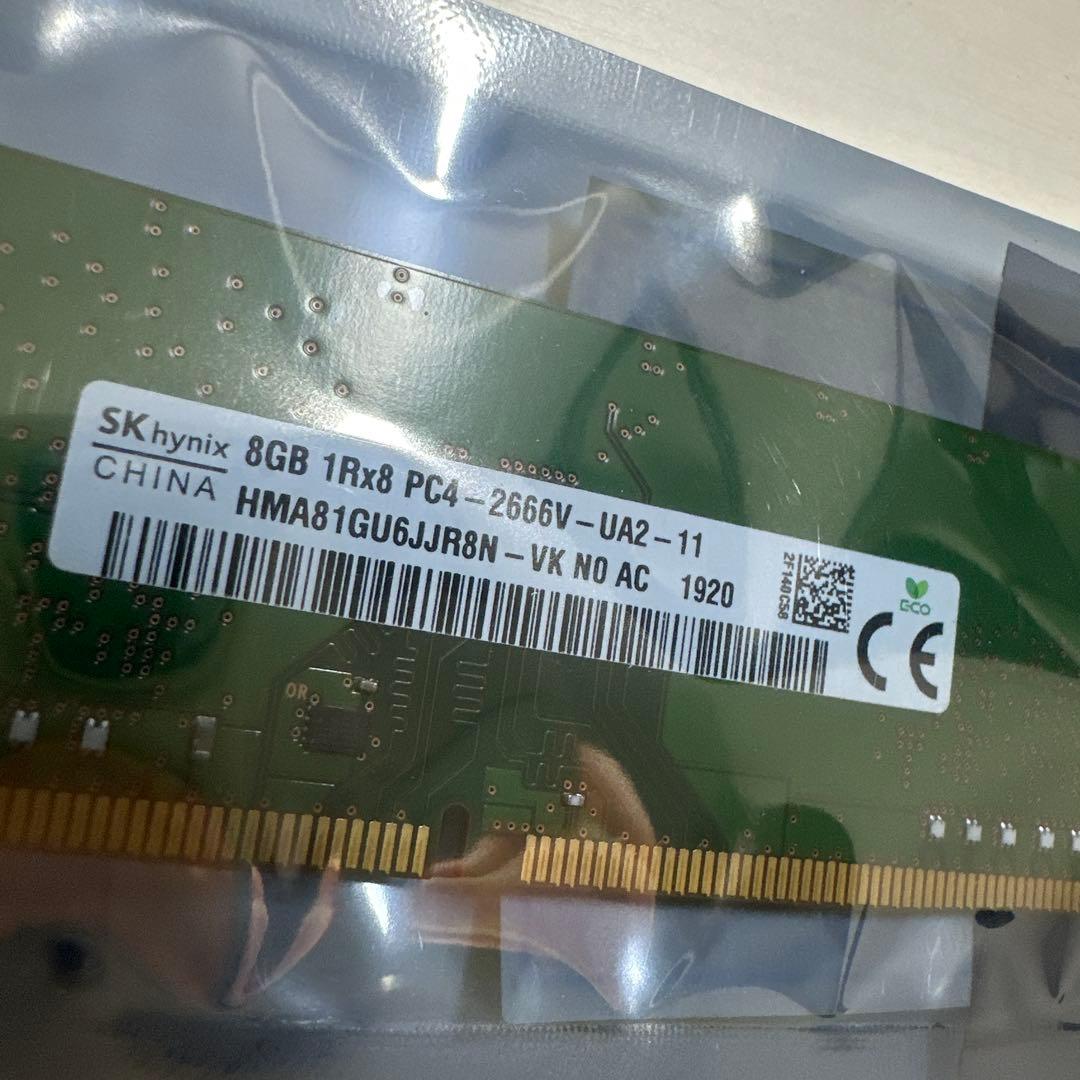 メモリー Hynix 8GB PC4-21300 DDR4-2666MHz 288-Pin