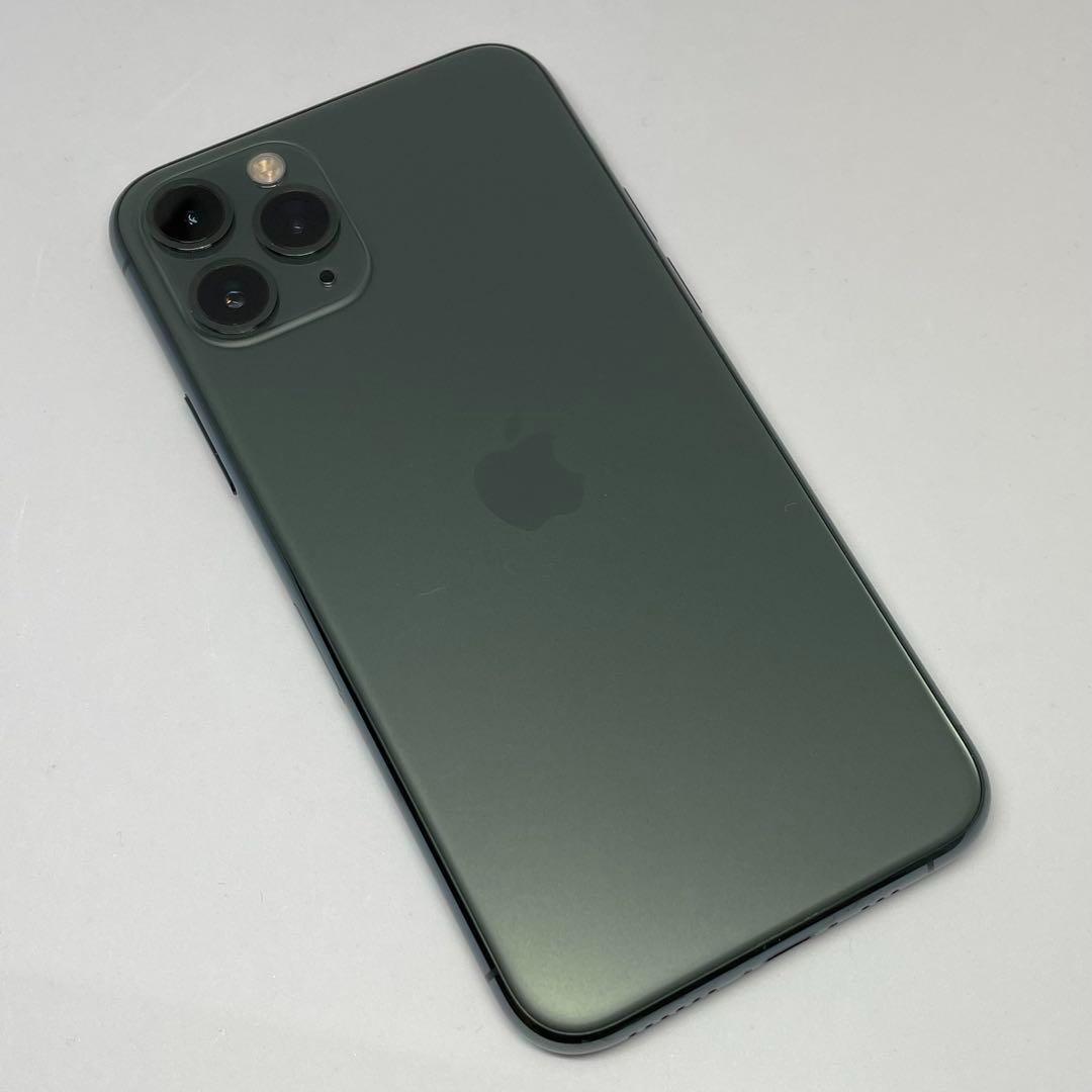 307【電池新品100％表示】 iPhone 11 Pro　64G MNグリーン