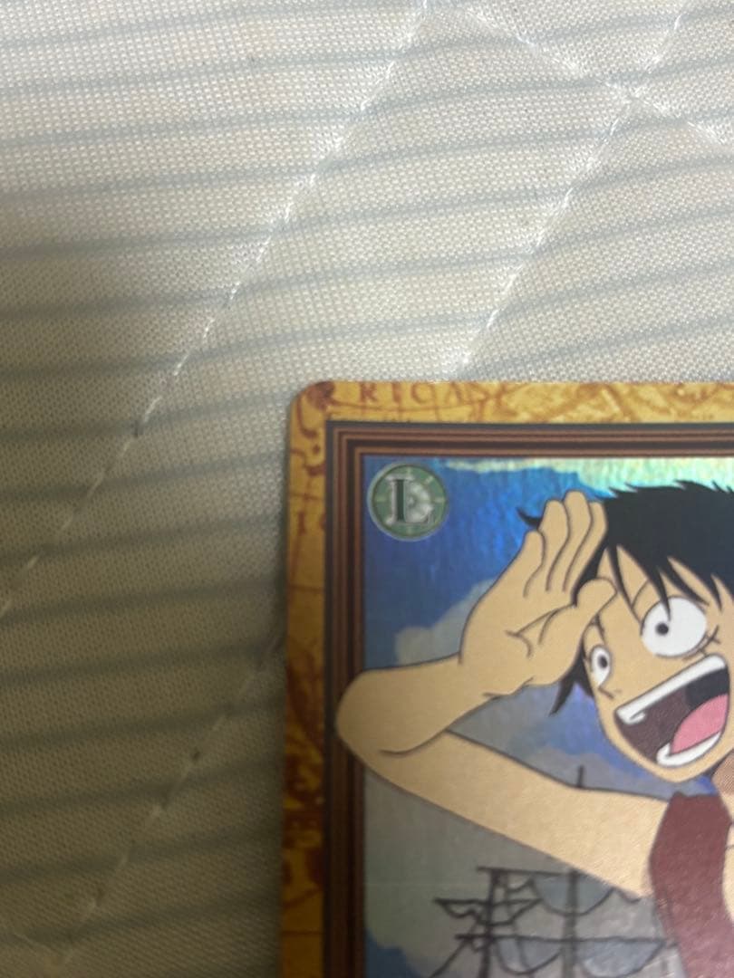 く*ー様 美品 希少 ワンピースカードダス ハイパーバトル C01 ルフィ 初期