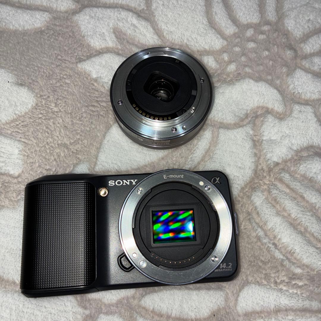 Sony α NEX-3ミラーレス一眼16mm 2.8 バッテリー3つ