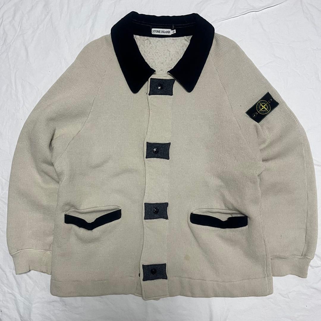 ジャケット・アウター Stone  85AW Ribbed Knit cover all