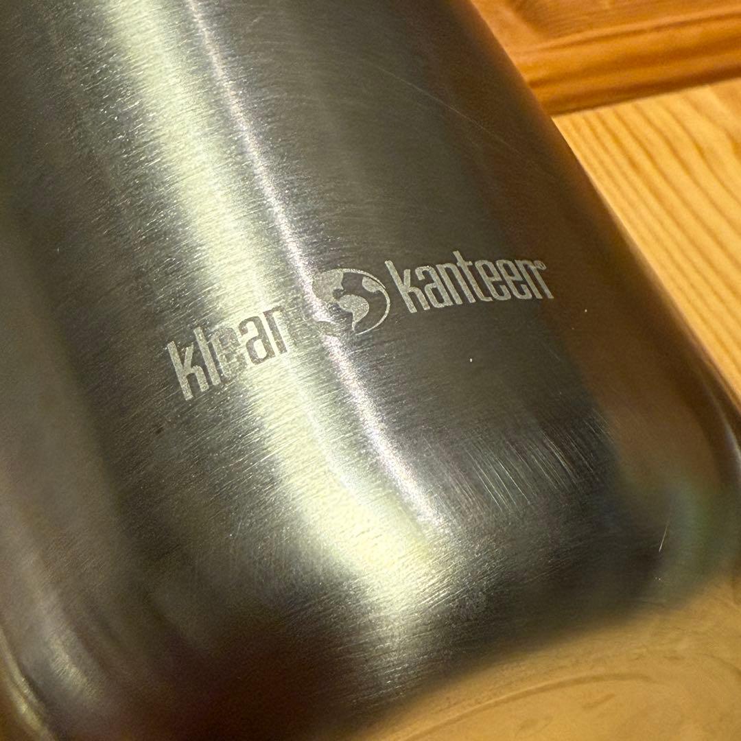 Klean Kanteen/Apple Logo Bottle/バンブーキャップ