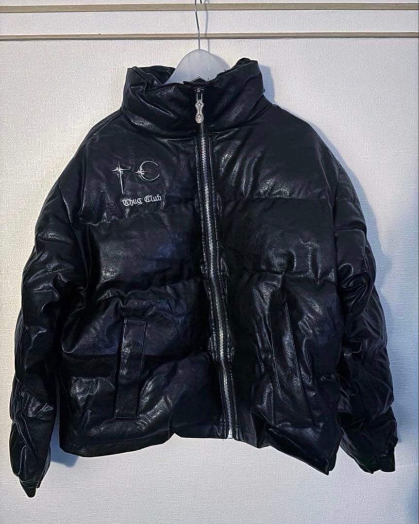 Thug Club 黒 パファージャケット