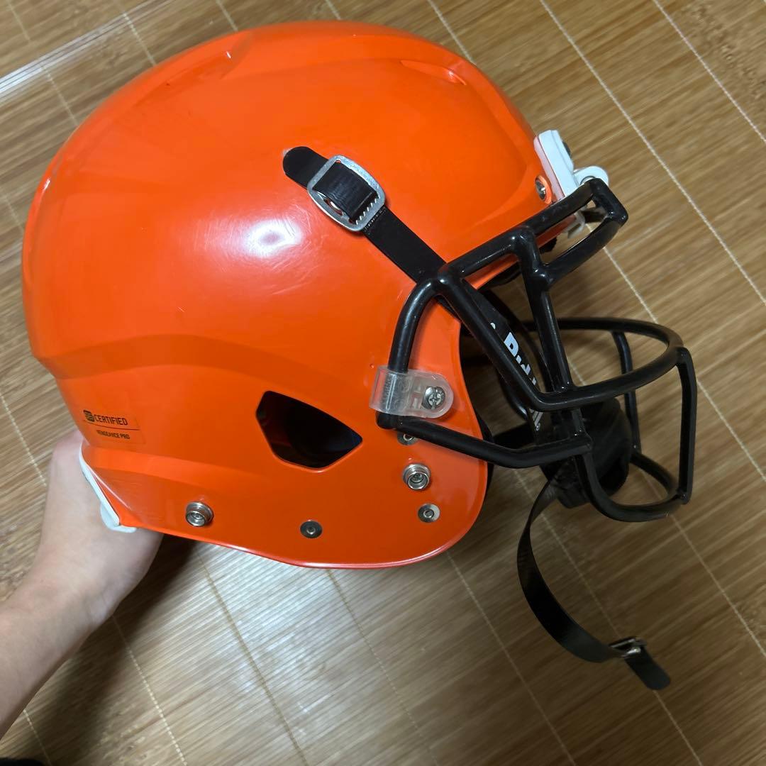 Schutt Riddell アメリカンフットボールヘルメット オレンジ