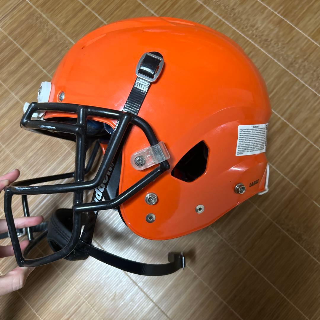 Schutt Riddell アメリカンフットボールヘルメット オレンジ