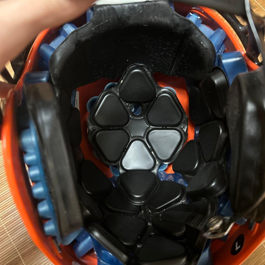 Schutt Riddell アメリカンフットボールヘルメット オレンジ