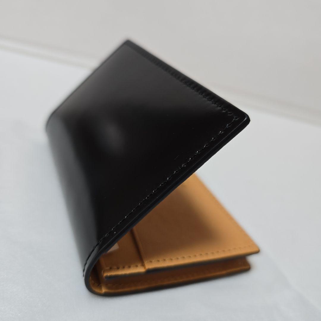 Hushtugハッシュタグ　コードバンカードケース 　ブラック