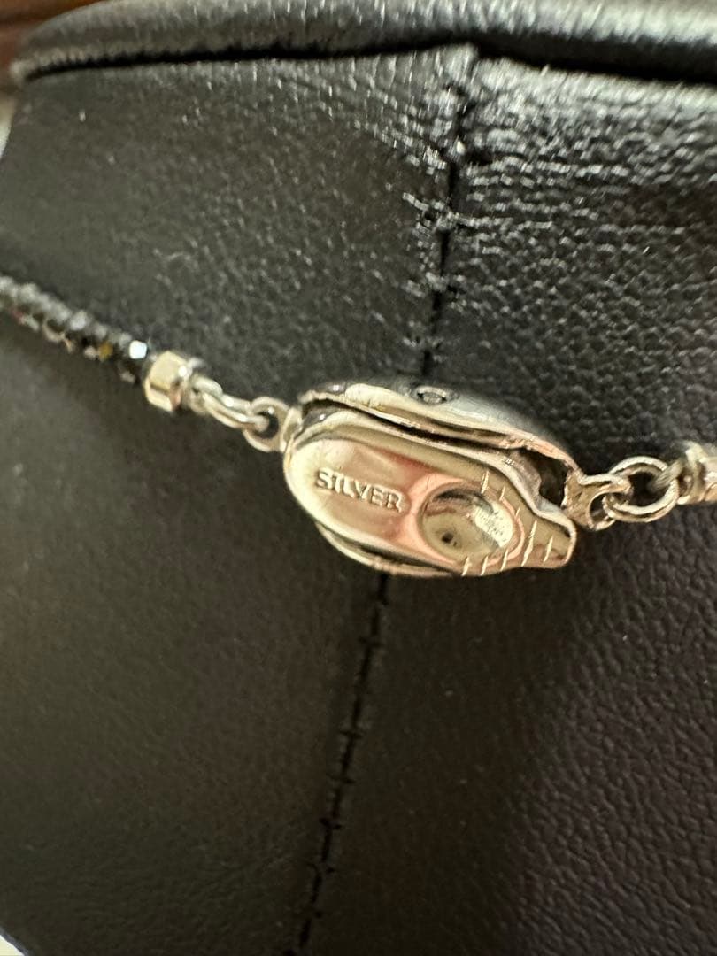 GSTVロンドンブルートパーズ&ブラックスピネルネックレス新品未使用品