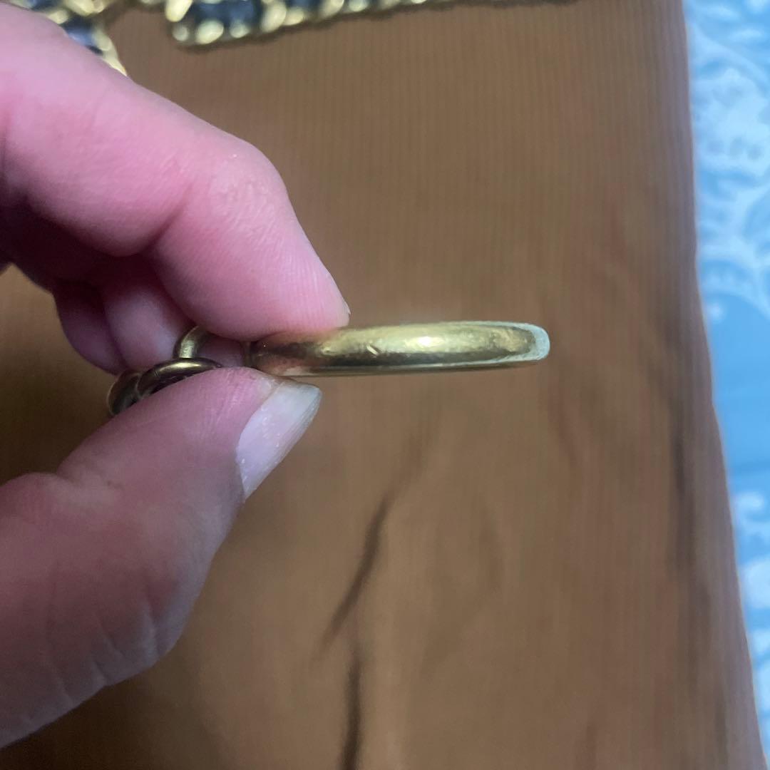 CHANEL チェーンベルト　ゴールド×ブラック革　  ヴィンテージ