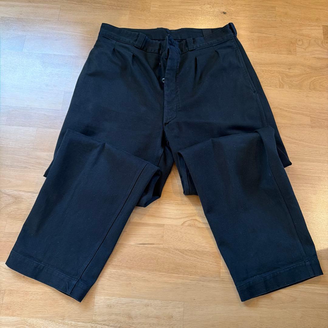 フランス軍 M52 チノパン 黒染め サイズ35