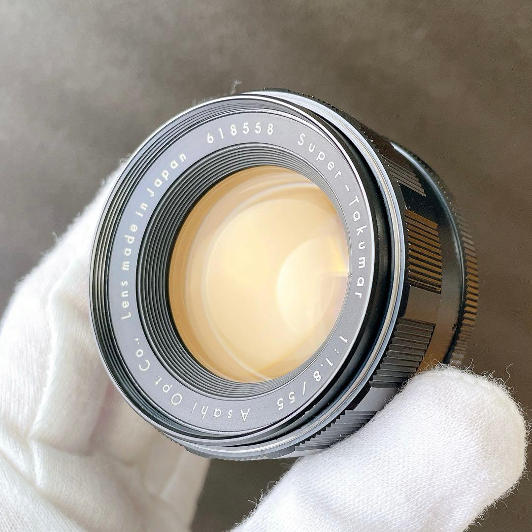 【虹色美フレア】Super Takumar 55mm f1.8 M42 整備済