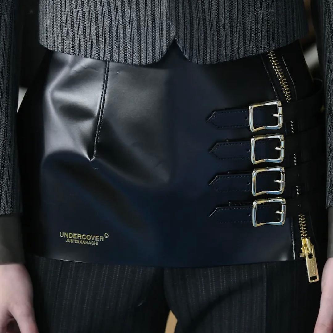 UNDERCOVER / レザーミニスカート レザーベルト ランウェイ着用
