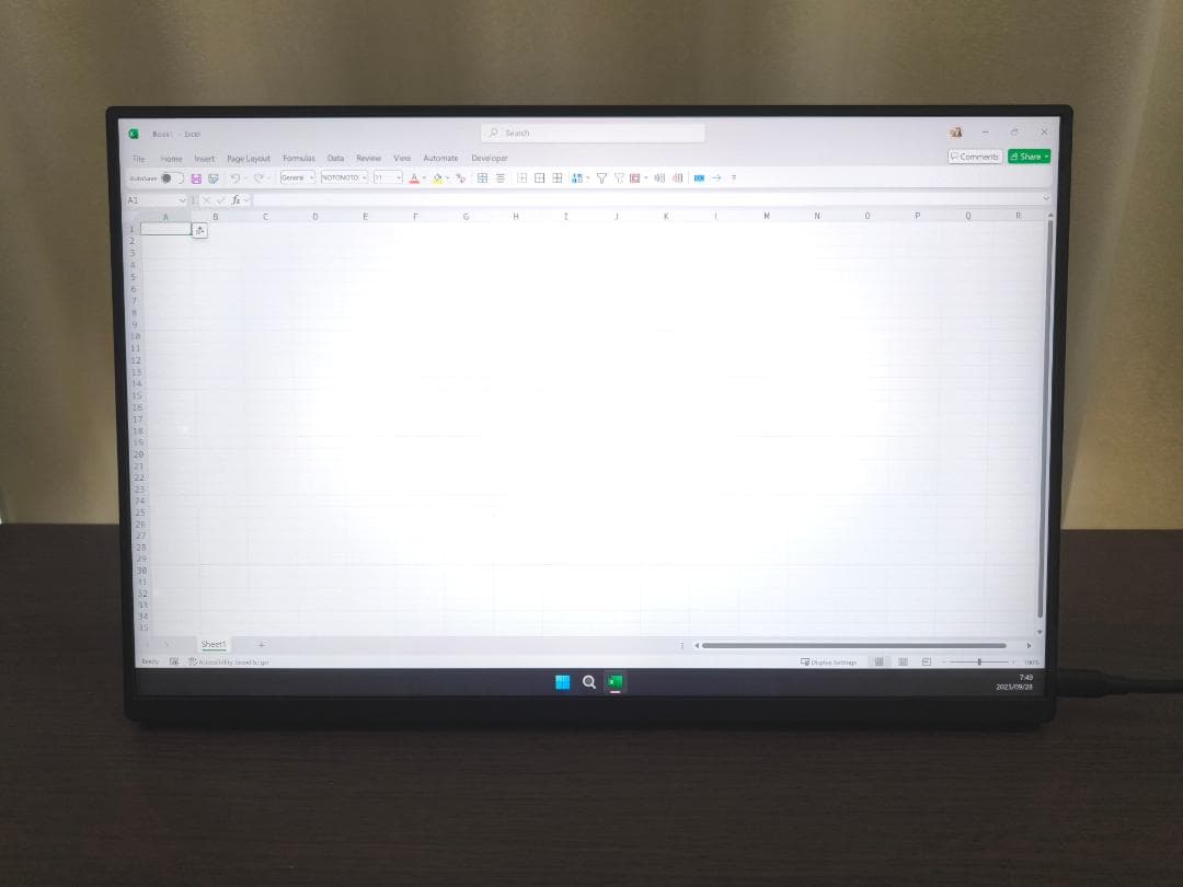 【中古】4K モバイルモニター 16インチ ポータブルディスプレイ