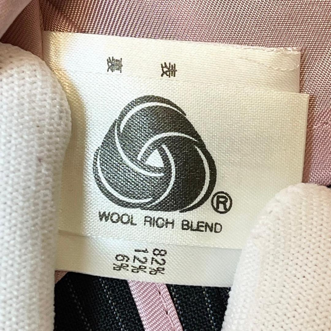 ポールスミス スーツ ブラック ピンクステッチ ジャケット L スカート M