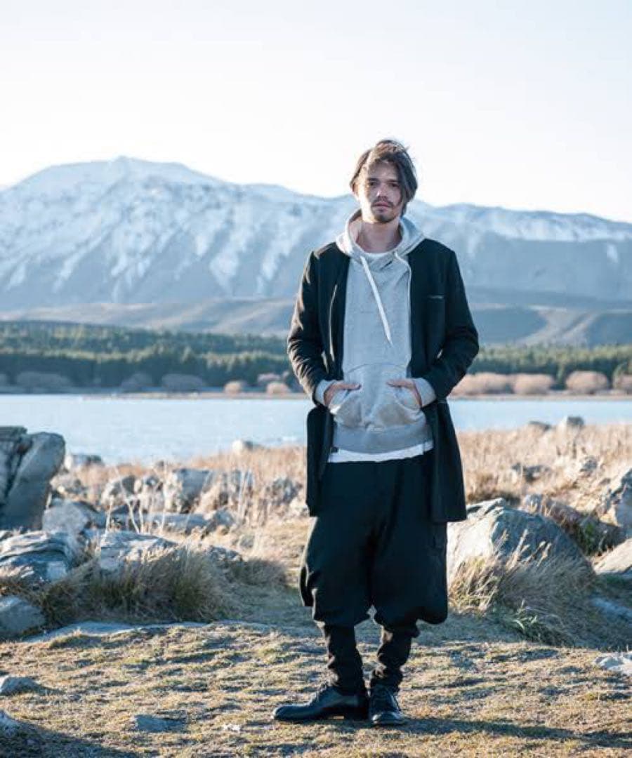 グラム glamb グレー サルエルパンツ スウェット素材