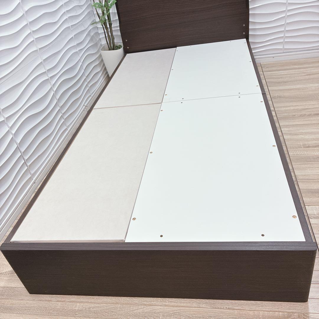 ◇大阪府 神戸市 配達料無料！◇ニトリベッドフレーム◇シングル◇収納付き◇