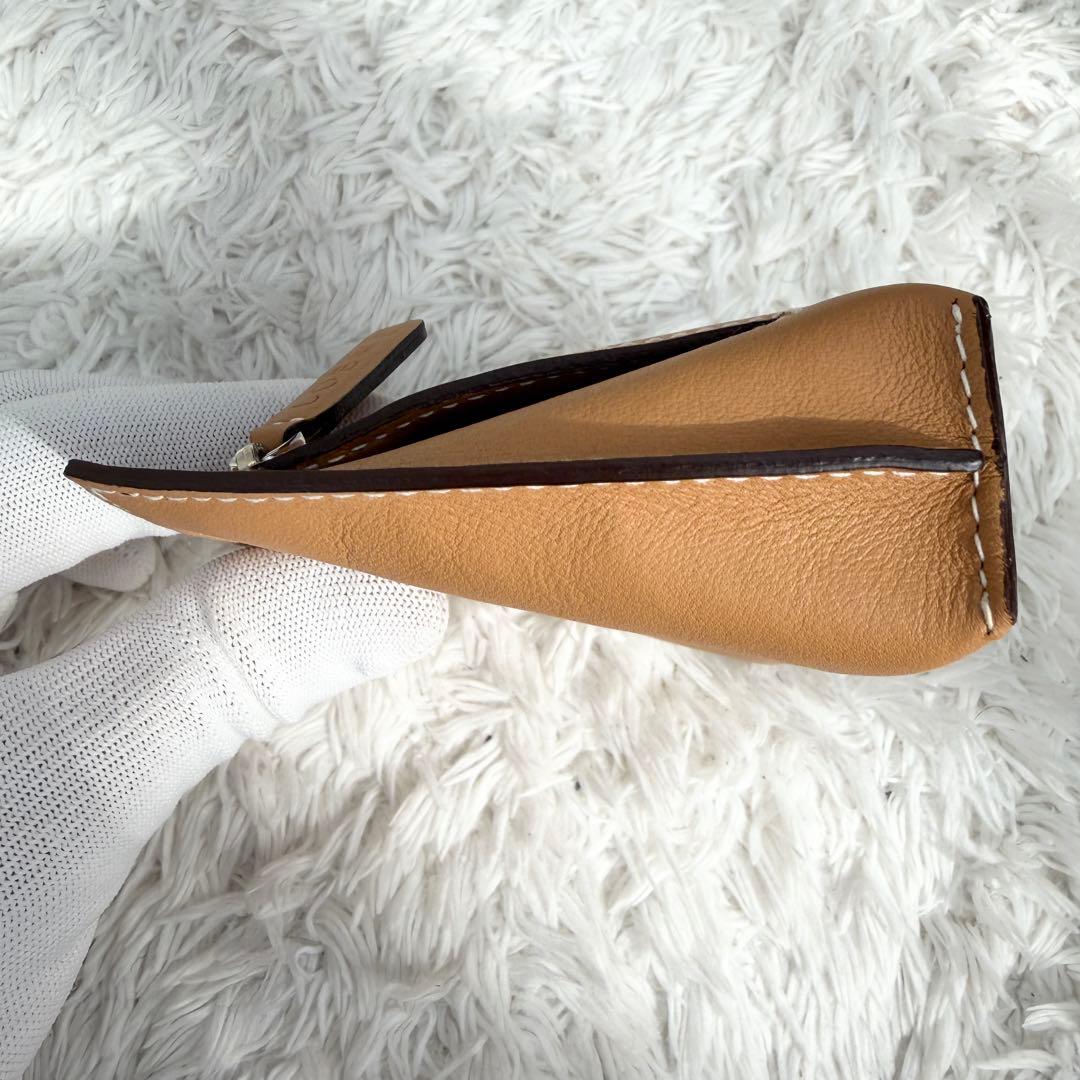 極美品✨付属完備 ロエベ Loewe レザー ケースポーチ 本革 キャメル