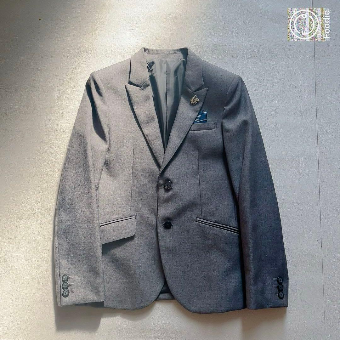 【美品】　5点セット フォーマルスーツ 150 グレー　卒服　卒業式　男の子