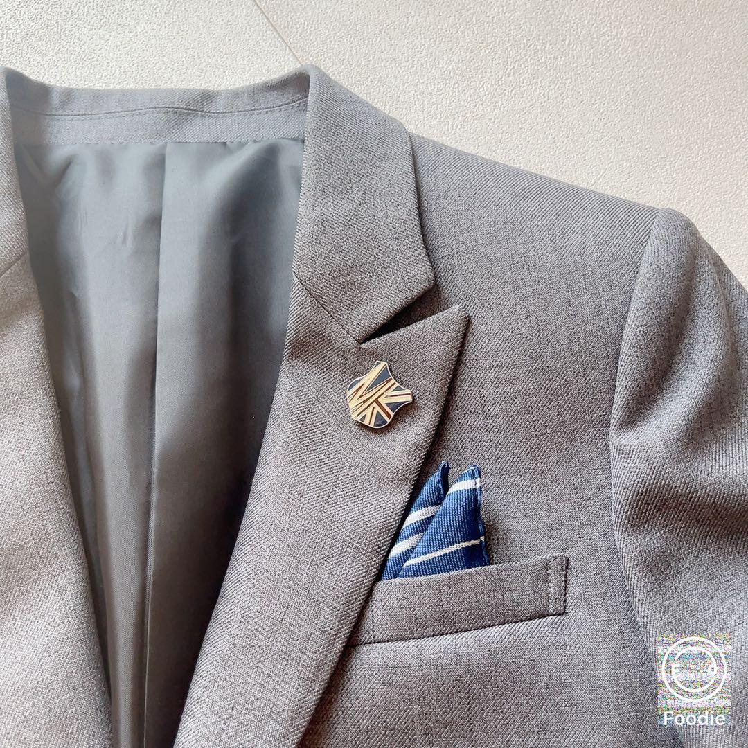 【美品】　5点セット フォーマルスーツ 150 グレー　卒服　卒業式　男の子