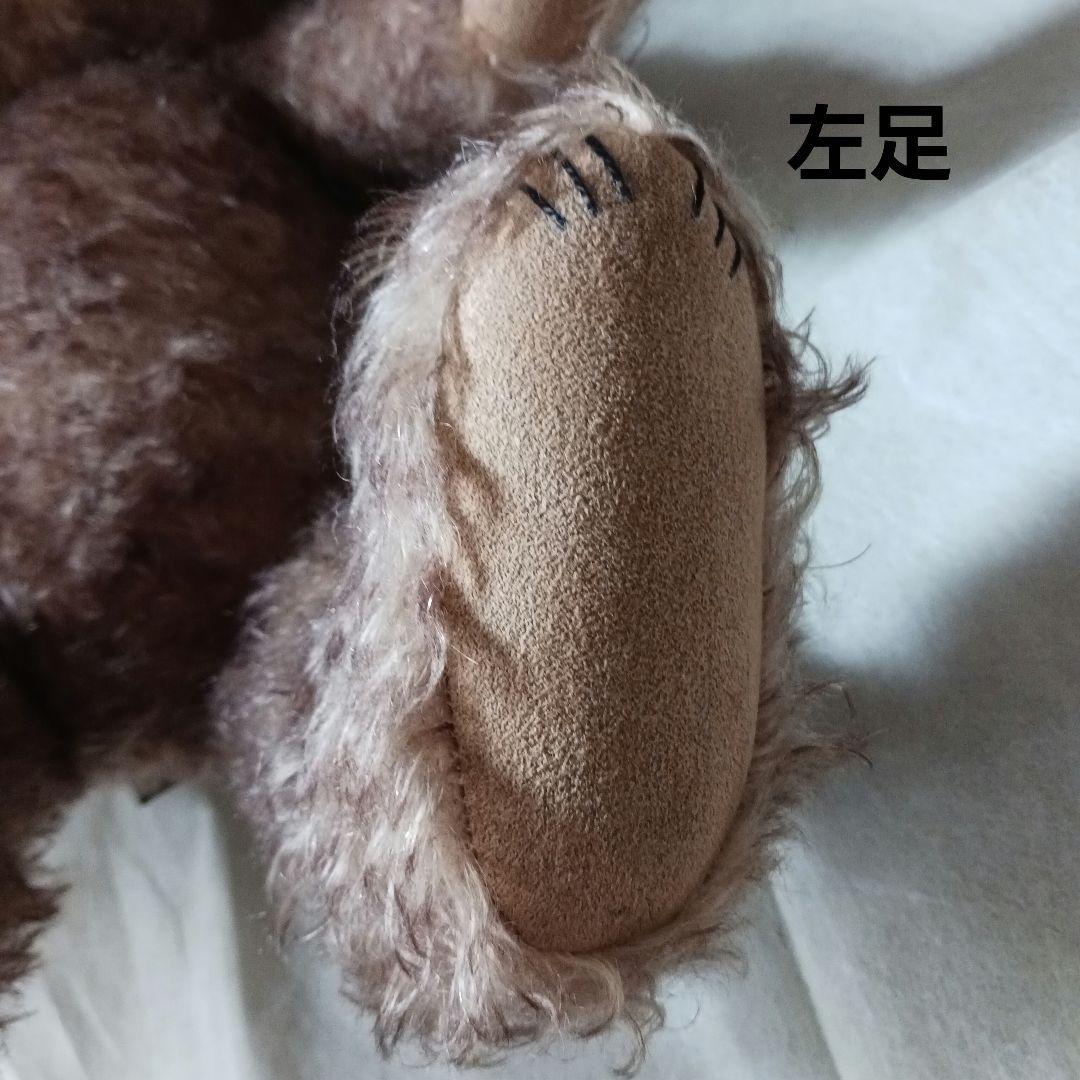 作家様のテディベア　傾けると「グー」と鳴きます