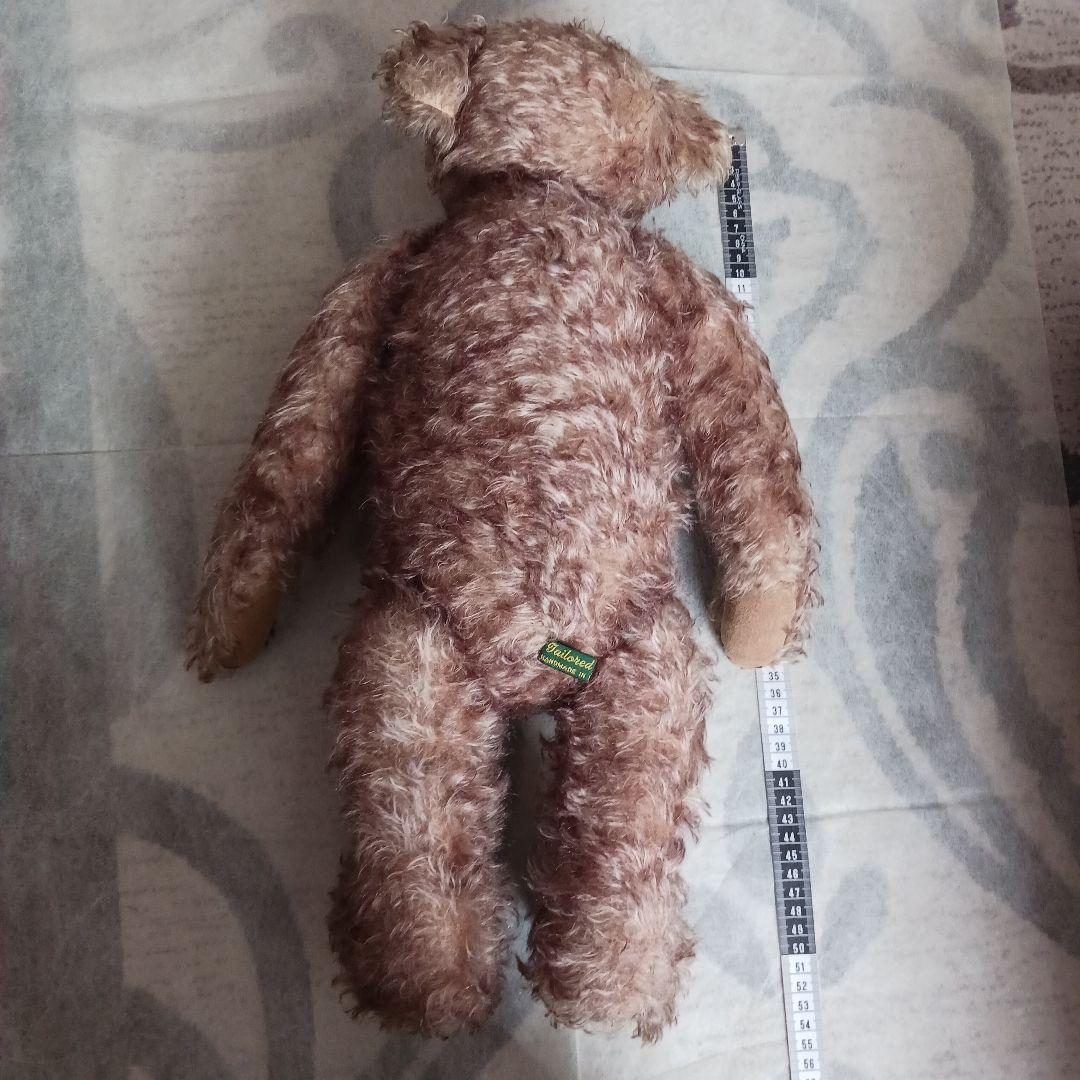 作家様のテディベア　傾けると「グー」と鳴きます