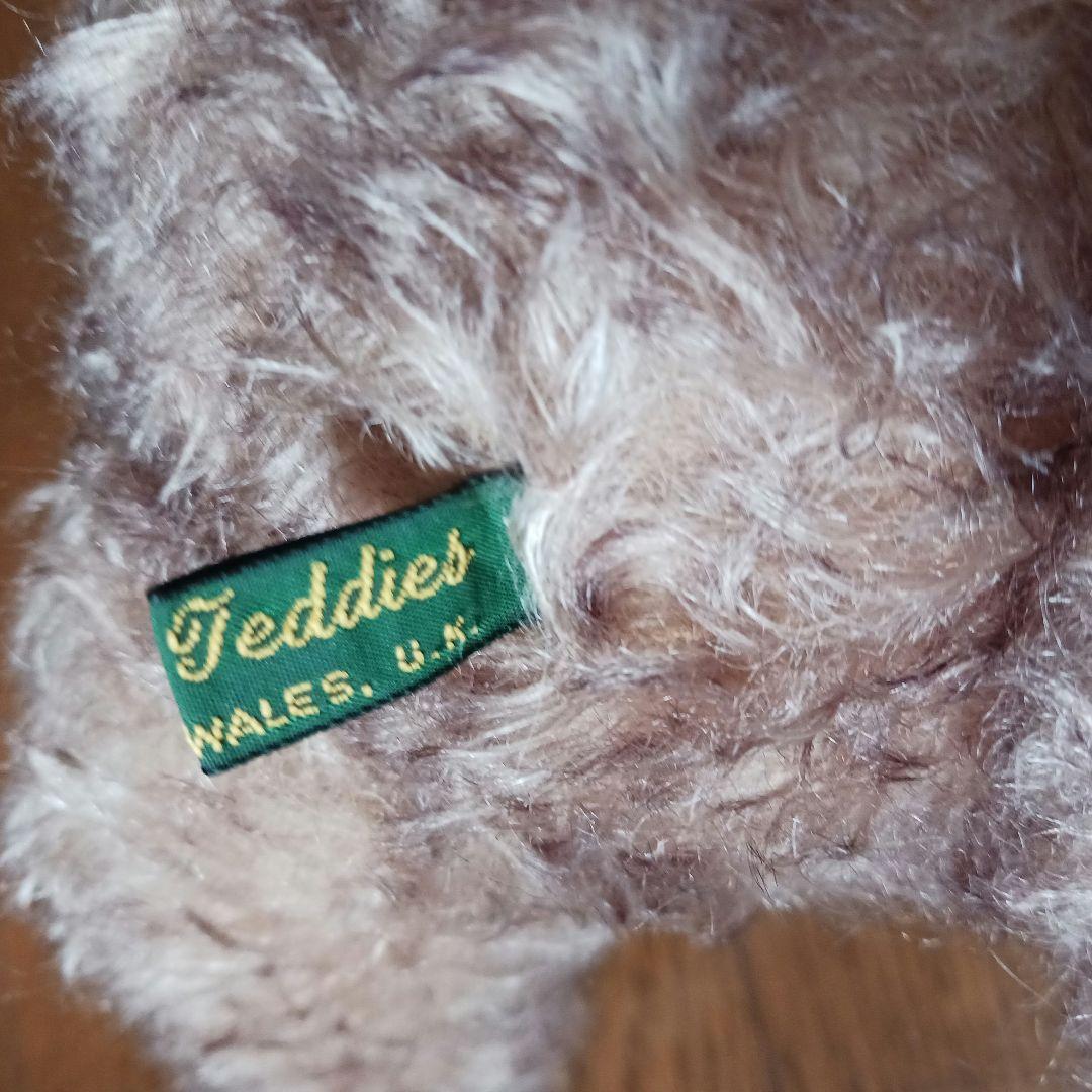 作家様のテディベア　傾けると「グー」と鳴きます